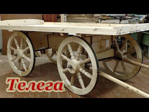 Конная телега своими руками Horse cart DIY