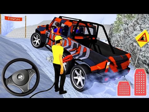 6x6 Offroad Truck Driving Uphill - Real Jeep Adventure 3D | Android Gameplay