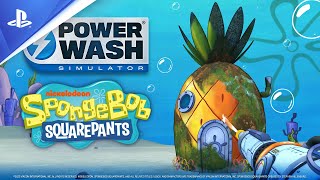 PowerWash Simulator - Trailer de lancement du pack spécial Bob L'Éponge | PS5, PS4