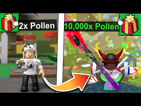 Bee Swarm Simulator, But Every +5 Minutes My Pollen Doubles!