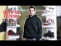 IS THE FEAR OF GOD ESSENTIALS HOODIE STRETCH LIMO WORTH IT ON BODY