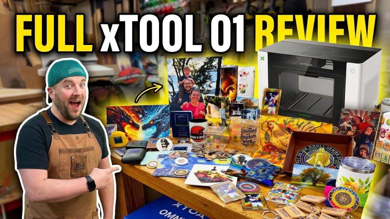 Print on Everything: The Complete xTool O1 Omni Printer Review- Desktop UV Printer & So Much More