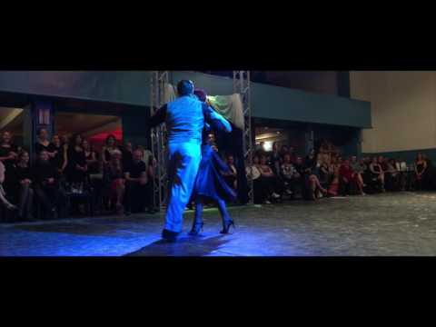  Santiago Monticelli  and  Sandra Monticelli  are  dancing  to  "  La Milonga De Buenos Aires  "  at  Internationales Tango Festival Hamburg  in  2017