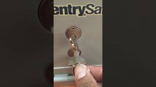 How to open Sentry Safe