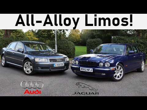 Jaguar X350 XJ vs Audi A8 D3 - Alloy Luxury Car Battle! (2002 XJ8 Sport & 2004 4.0 V8 TDi Driven)