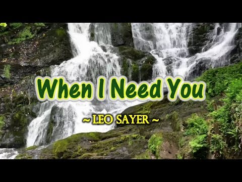 When I Need You - Leo Sayer (KARAOKE VERSION)