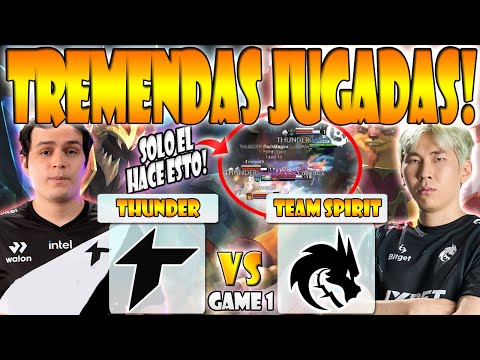 THUNDER AWAKEN VS TEAM SPIRIT BO2[GAME 1]PAKAZS VS YATORO - THE INTERNATIONAL 11 - 2022 - DOTA 2