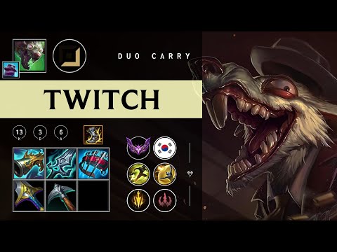 Twitch ADC vs Samira - KR Master Patch 26.02