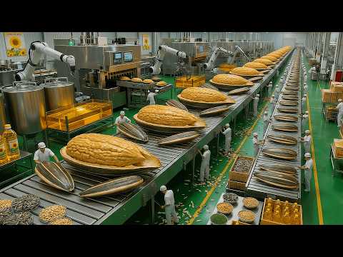 Inside A Billion-Dollar Sunflower Factory: From Field to Bottle | 4K resolution