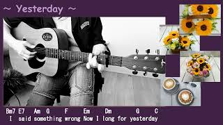 Yesterday～The Beatles～✨【ギター弾き語りチャレンジ】
