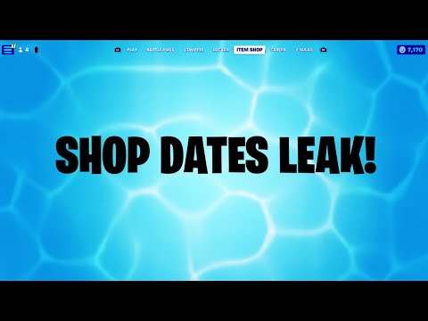 Fortnite Item Shop Return Dates were Leaked..