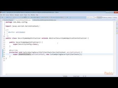 Secure Your Spring Based Applications The Security Filter Chain | packtpub com