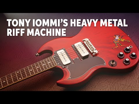 Left Handed Epiphone Tony Iommi Signature SG Special - Vintage Cherry image 8