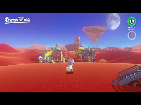 Super Mario Odyssey - Wooded Kingdom Moon #50: Found with Wooded Kingdom Art