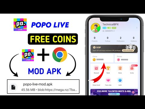 popo live app hack - popo live free coins hack - popo live app unlimited coins - popo live app