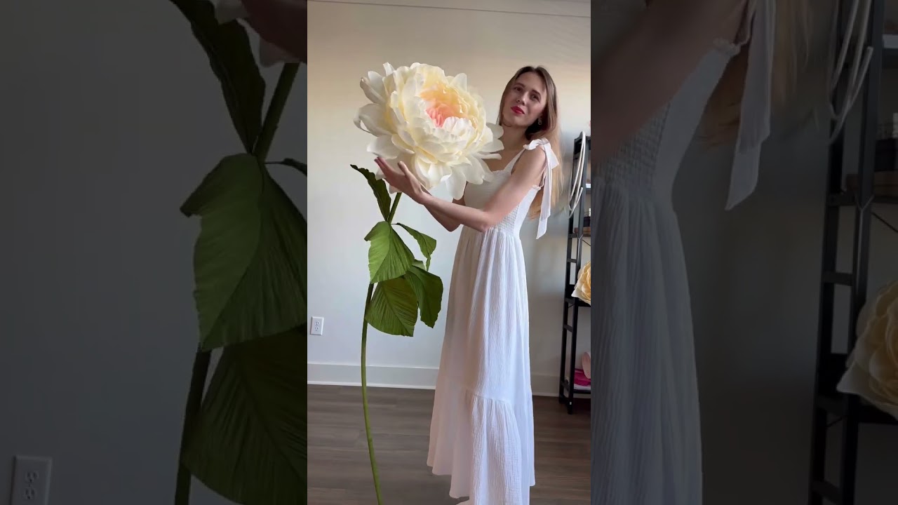 Giant Paper Peony soon full length DIY