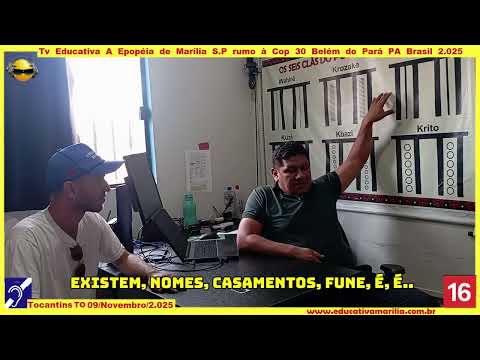 Tv Educativa a Epopéia de Marília S.P rumo à Cop 30 Belém do PARÁ PA. Corte 03