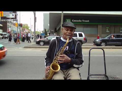 KARL "CANNONBALL" BRYAN AT YONGE & ST. CLAIR