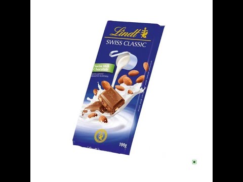 First impression of the Lindor Almond Chocolate Bar!!