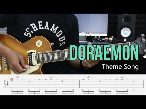 Doraemon theme song - Guitar Instrumental Cover + Tab