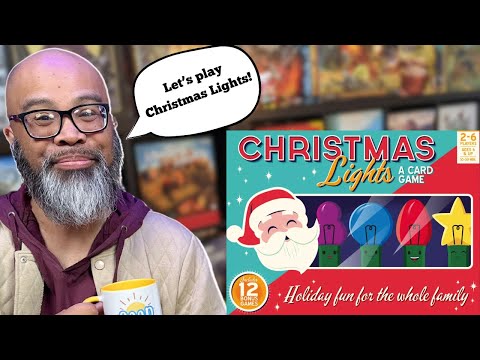Christmas Lights: A Card Game Solo Teach & Play