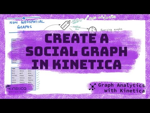 Create social graphs using Kinetica