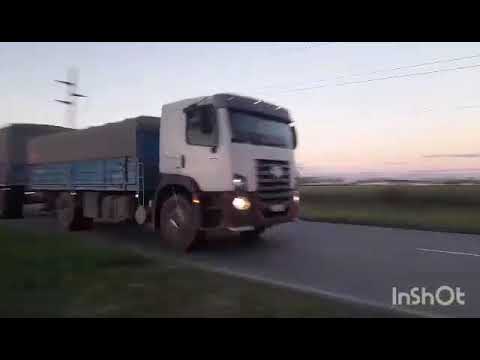 CAMIONES EN RUTA PROV. 1 , SAN FRANCISCO , CORDOBA , ARGENTINA , VIDEO 229