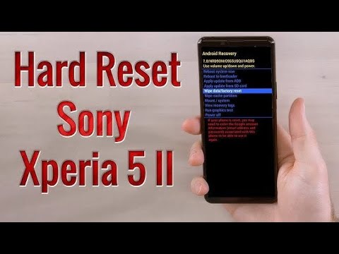 Hard Reset Sony Xperia 5 II | Factory Reset Remove Pattern/Lock