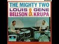 Gene Krupa & Louie Bellson 1963 "Paradiddle Song" - The Mighty Two