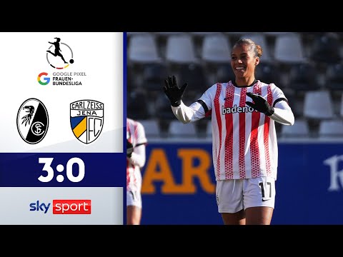 Klare Sache! Jena chancenlos! | SC Freiburg - FC Carl Zeiss Jena | HL - Frauen-Bundesliga 2025/26