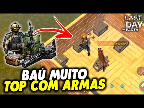 VERY COOL CHEST WITH WEAPONS AT THE INVASION BASE - Last Day On Earth