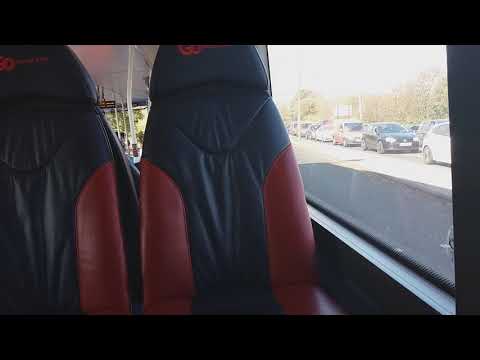 VERY RARE NO NEXT STOP ANNOUNCEMENTS ON THE X10!!! Go North East Gemini 3 NK67 ECE 6309.