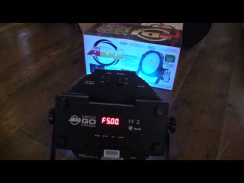 ADJ MEGA GO PAR64 TUTORIAL 2, STATIC COLOR AND FLASH MODE