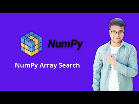 Numpy Array Search Tutorial Numpy Series Python Soldiers