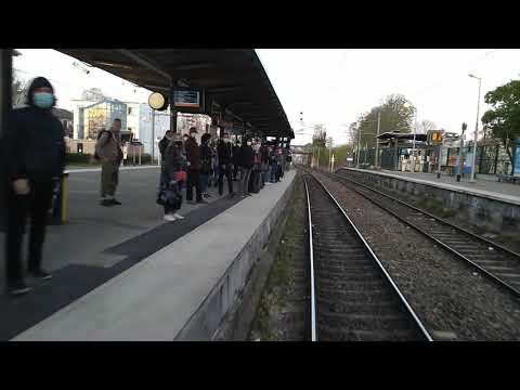 Cabride Mitry-Claye - Saint-Rémy-lès-Chevreuse, en cabine du RER B 1080p