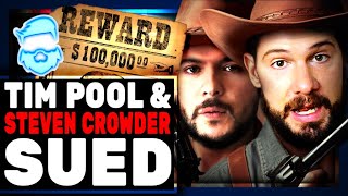 Tim Pool & Steven Crowder SUED For A Big Mistake! MSM Celebrates Their Competition SUFFERS