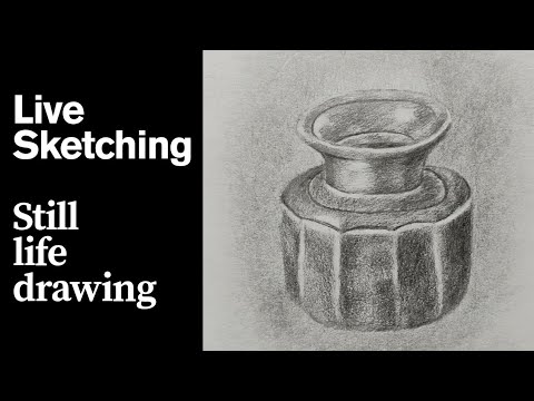 Still Life Drawing | HB Pencil Shading Tutorial for beginners | Live Demo | Artist Shourya