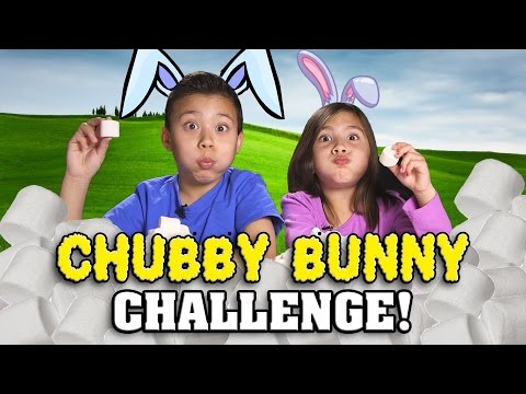 CHUBBY BUNNY CHALLENGE!  Marshmallow Stuffing Contest! Video