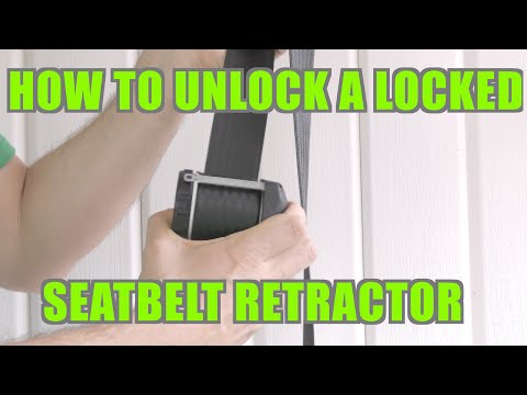How To Unlock a Locked Seatbelt Retractor. How To Fix A Locked/Stuck Seatbelt