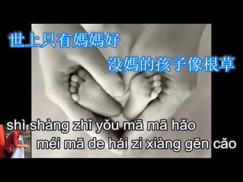 shi shang zhi you mama hao  -  儿歌 - 世上只有媽媽好 - karaoke