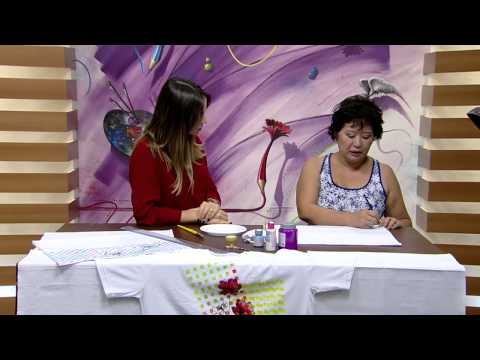 Mulher.com 24/03/2015 Pintura efeito xadrez pano copa por Julia Passerani Parte 1