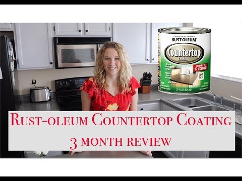 Rust-oleum Countertop Coating 3 MONTH Review