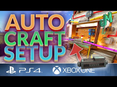 Auto Crafter Setup Guide 🛢 Rust Console 🎮 PS4, XBOX
