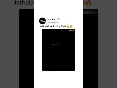 jethalal don't like violence 😂