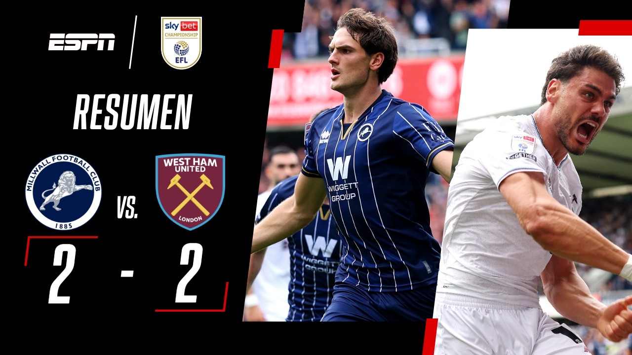 EL CLÁSICO MÁS PICANTE DE INGLATERRA FUE UN PARTIDAZO INOLVIDABLE | Millwall 2-2 West Ham | RESUMEN