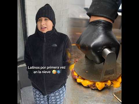 Latinos por primera vez en la nieve #latinosenusa #latinosenlanieve #nieve @214.mario