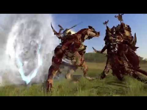 Kroq-Gar on Grymloq VS Wulfrik on War Mammoth | Total War: Warhammer 2