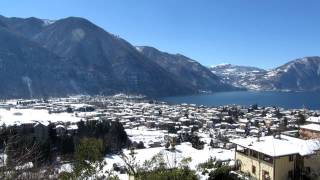 preview picture of video 'Porlezza, landscape, Lake Lugano, Lago di Lugano, Ceresio, Como, Lombardy, Italy, Europe'