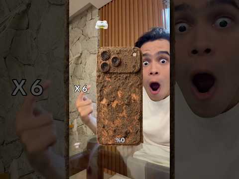 iPhone 17 com BARRO! 😱 Limpeza