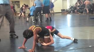 Can&#39;t win them all. The young pup held his own against an older stronger kid